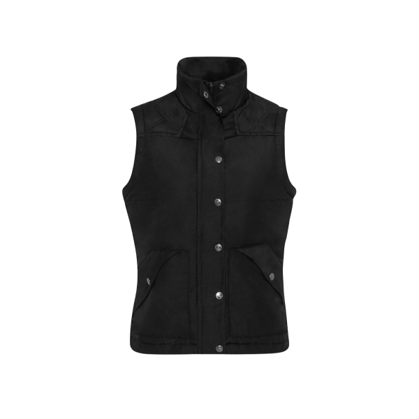 Black America Waterproof Vest For Women